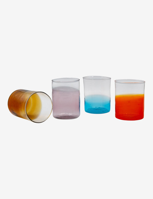 Lot de 4 Verre à digestif dégradé - 003