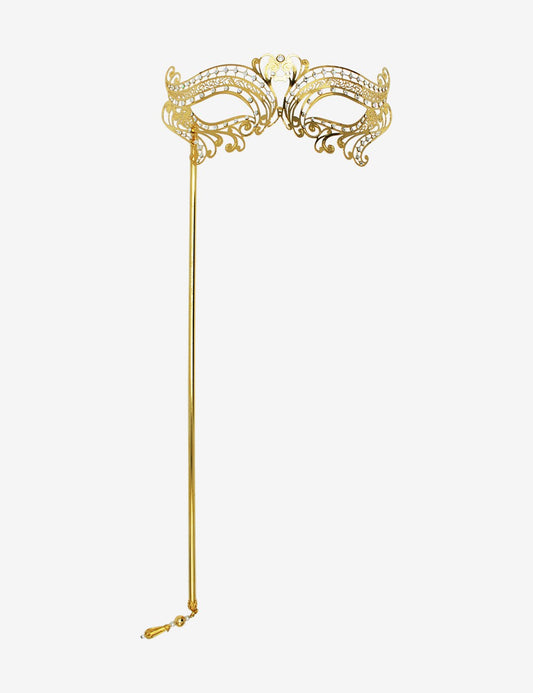 Gold Danae mit Strass und Stab
