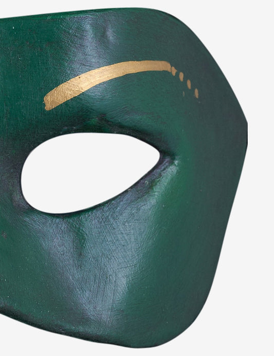 Halbmaske Grün