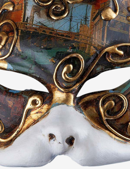 Katze mit Gemälde von Venedig