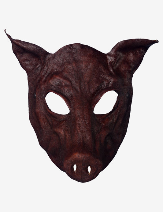Wildschwein Ledermaske