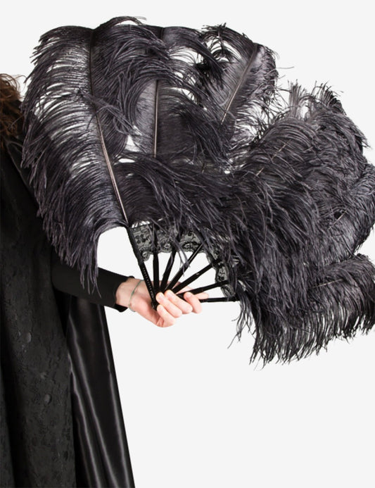 Charleston fan with marabou feathers