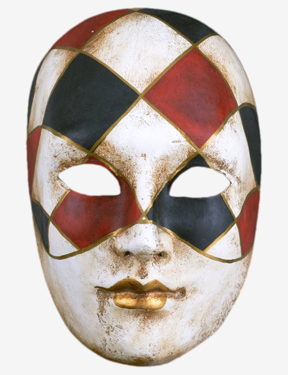 Authentique Vénitien À La Main Peint En Carnaval Face Masque