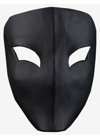 Masque de Carnaval Confectionné à Venise - Noir Vega