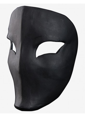 Black Vega - Venetian Mask in Paper Mache