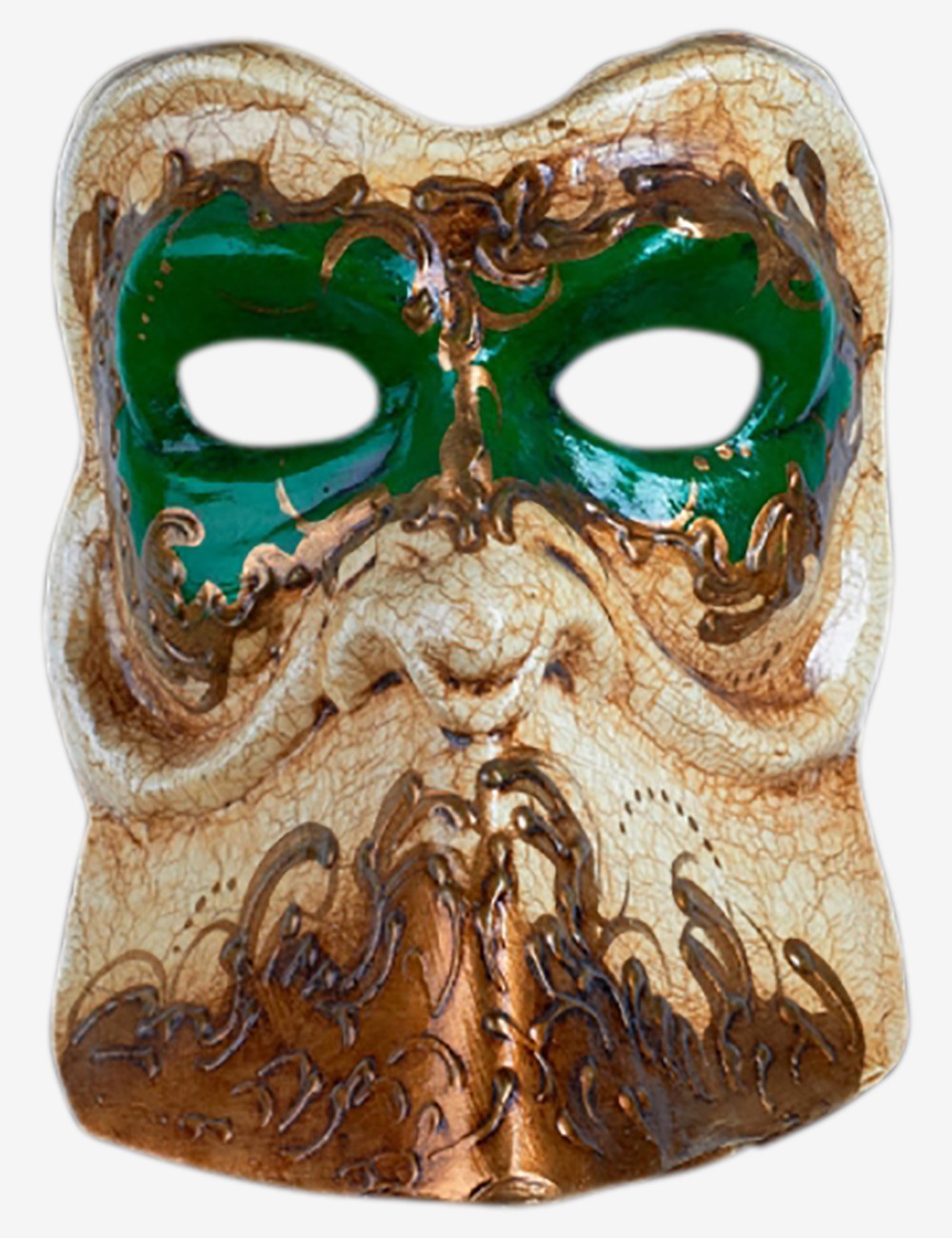 Indvending pels Indskrive Celtic Bauta venetian mask for sale