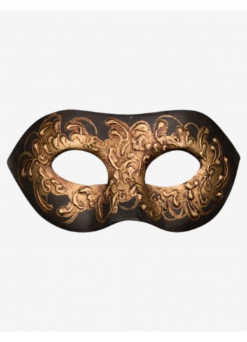 Maske Venedig und Rosa Echt Fasching Venetian 429 Colombine Gold