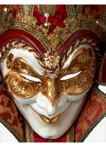 Damask Joker: Venetian masquerade mask