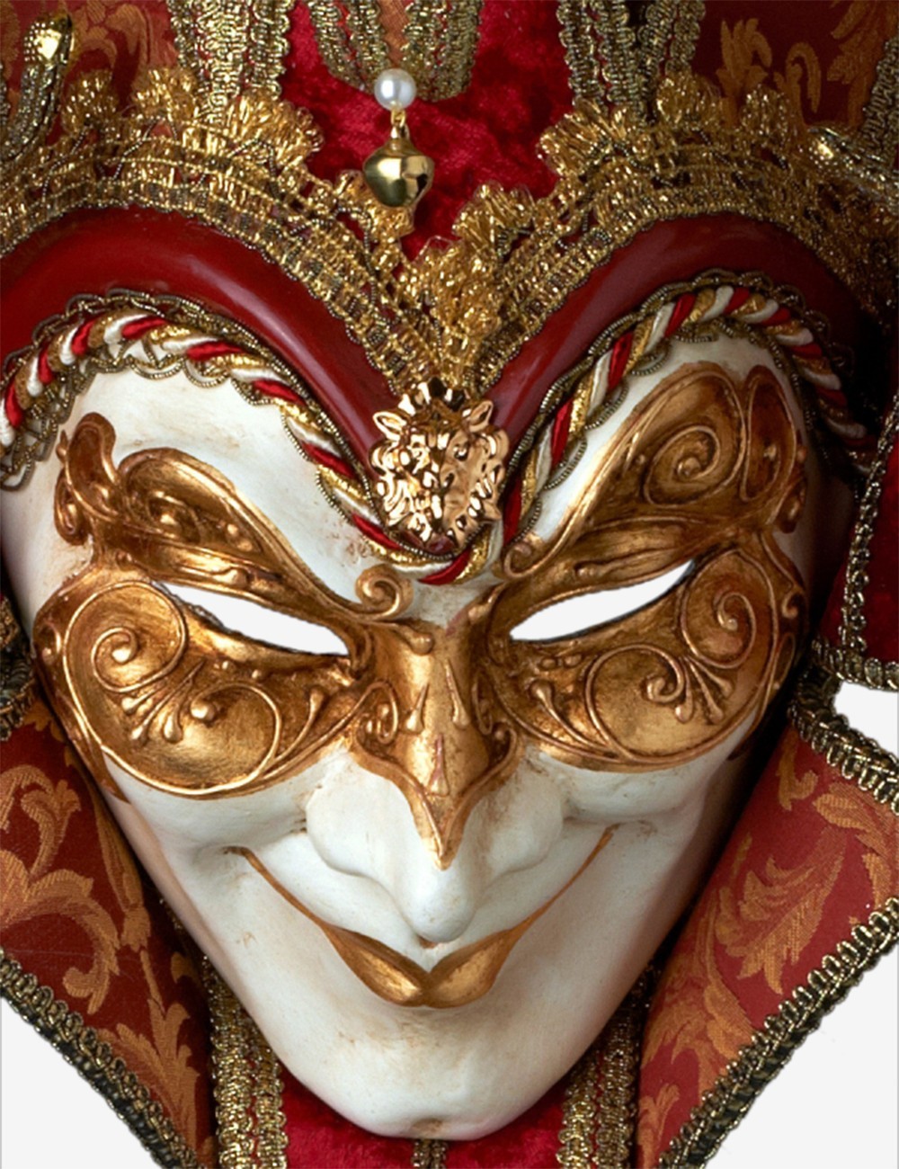 Joker Damascato - Dettagli della maschera veneziana