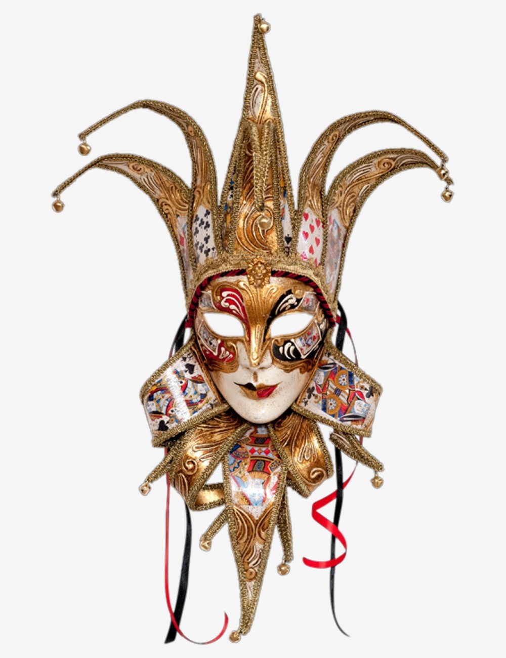 Alea Jolly - Jester Mask handcrafted in Venice