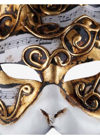 Maschera di Cartapesta Veneziana - Gatto Musicale