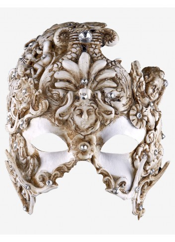 Diamond Helmet Venetian mask baroque style for sale