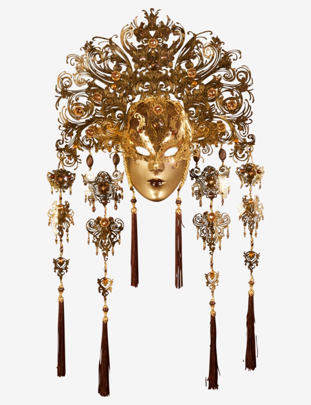 Allegoria - Maschera veneziana (Oro)