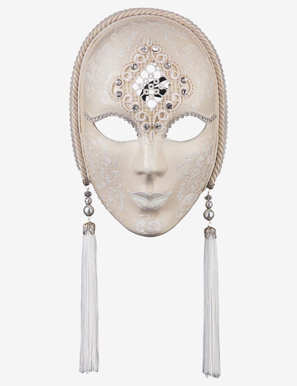 Maschera veneziana, maschera bianca originale per dipingere, maschera di  Venezia Foto stock - Alamy