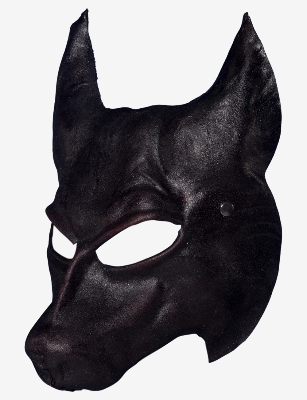 Leather Wolf venetian mask for sale