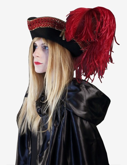 Cappello Moschetterie  Costume Carnevale Venezia