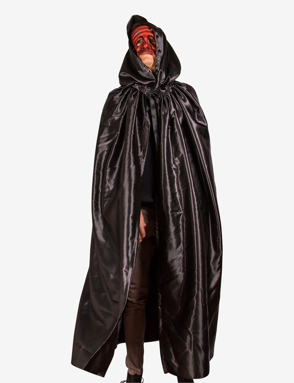 Hooded Cloak with Polyester Composition