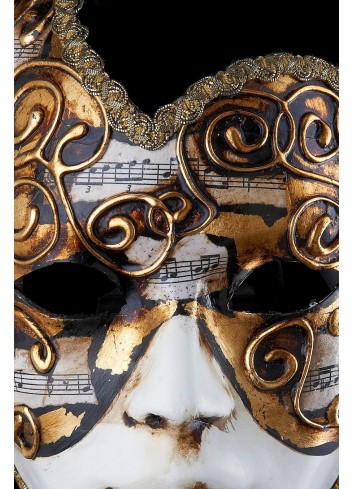 Italian Masquerade Mask - Musical Portrait