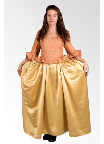 vestito di carnevale da donna rinascimentale o 700 veneziano lungo