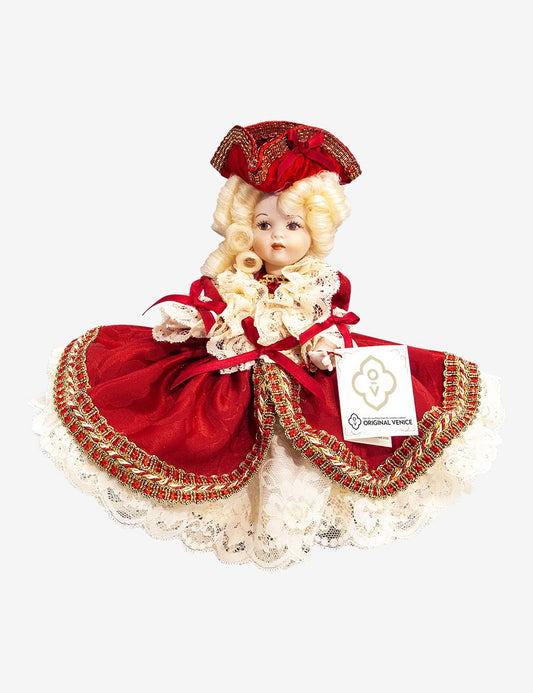 Aristokratische venezianische frau - Rot