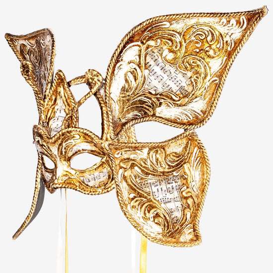 Butterfly Opera Mask Musical Butterfly | tradition venetian papier mache mask for sale ...