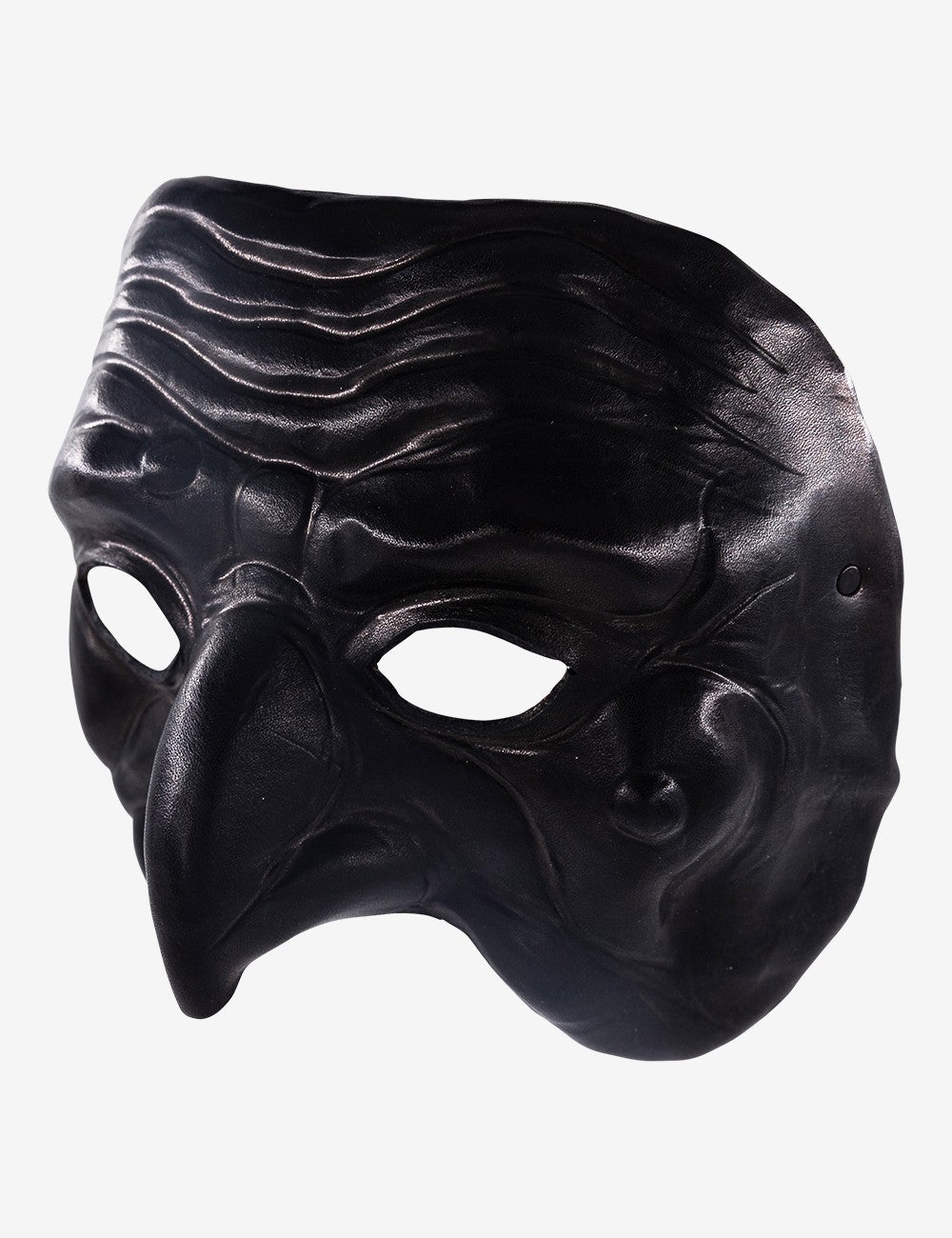 Luxury Leather Pulcinella | Venetian Leather Mask For Sale