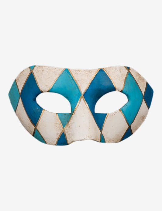 Colombina a Rombi Blu e Azzurro