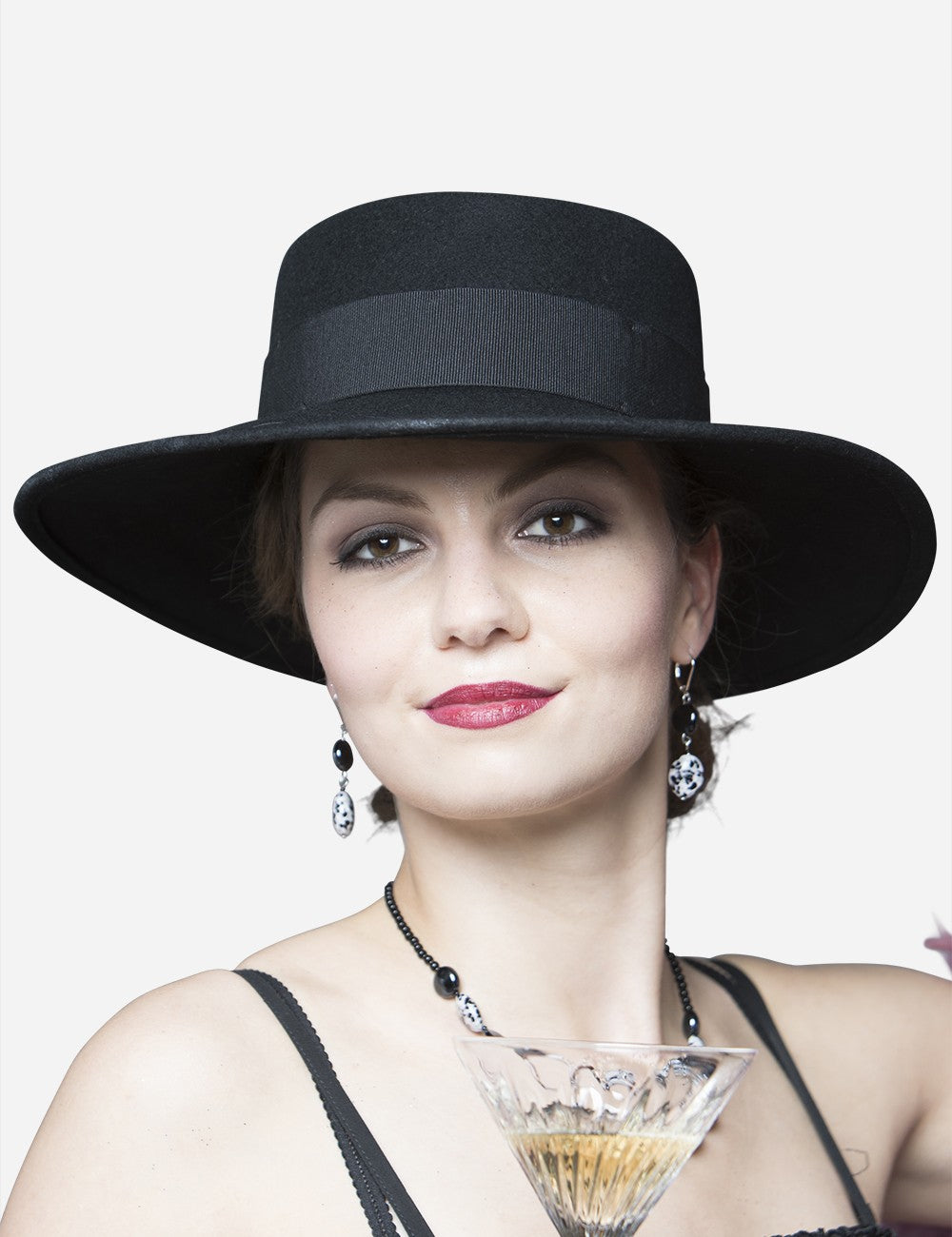 ladies dress hat Wide Brim Hat Woman