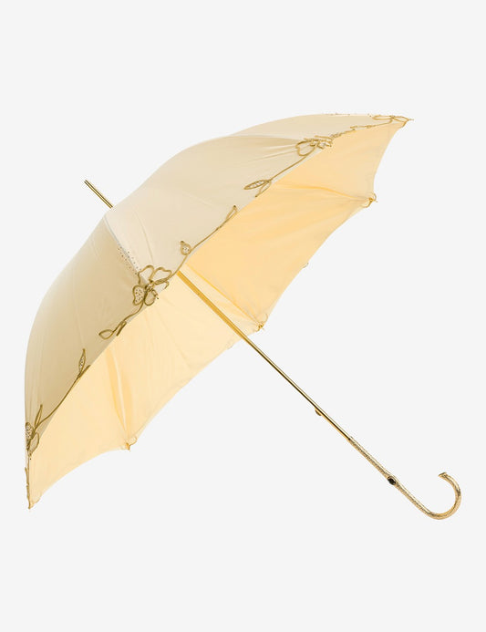 Decorated Ivory Umbrella