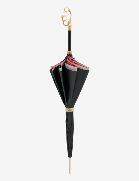 Animal Print Umbrella with Brass Knuckles