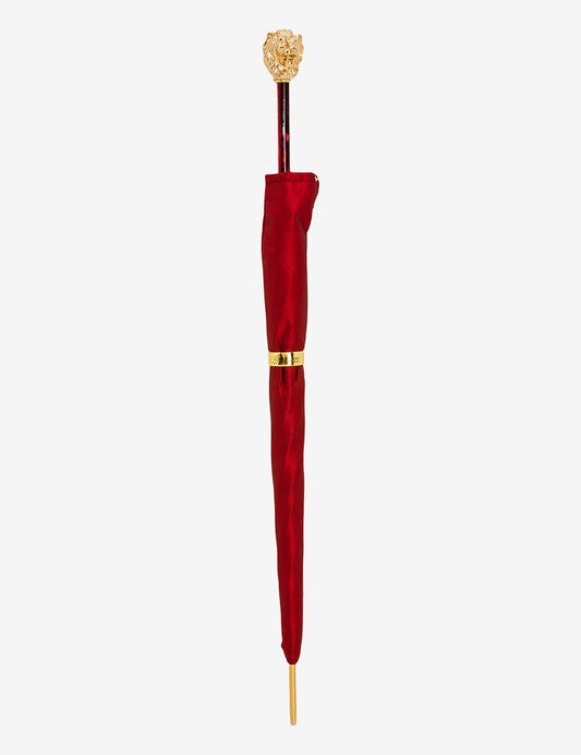 Red Umbrella with Golden Lion