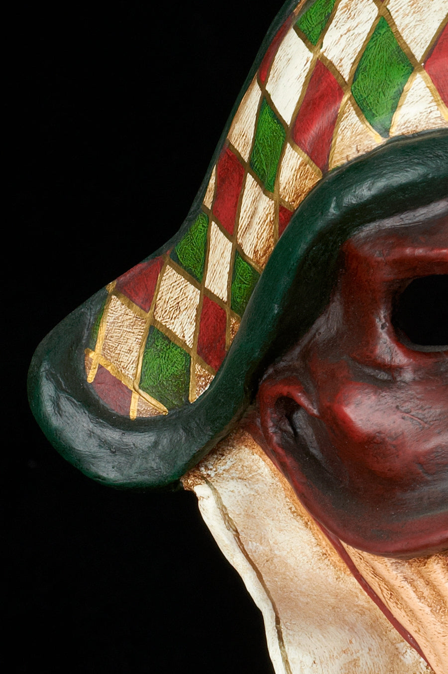 Calssic Arlequin | tradition venetian papier mache mask for sale