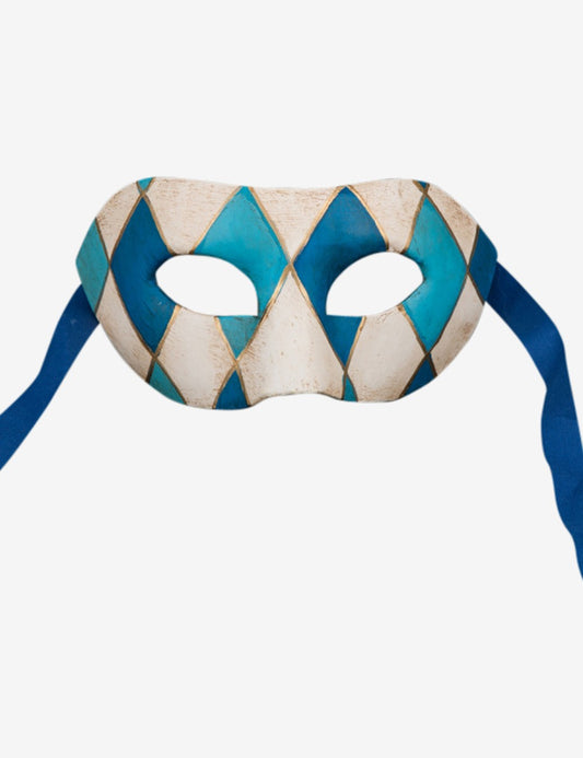 Colombina a Rombi Blu e Azzurro
