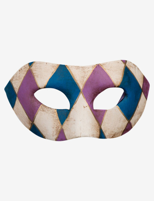 Colombina a Rombi Blu e Viola