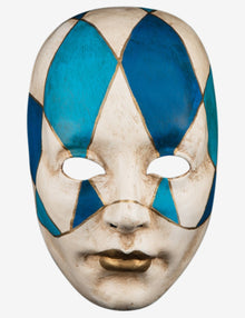 Volto a Rombi Blu e Azzurro