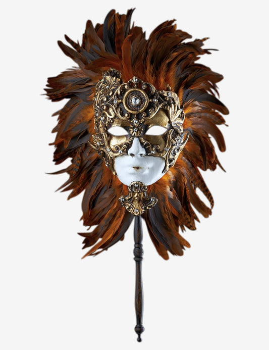 Inca with Tabby Feathers & Stick