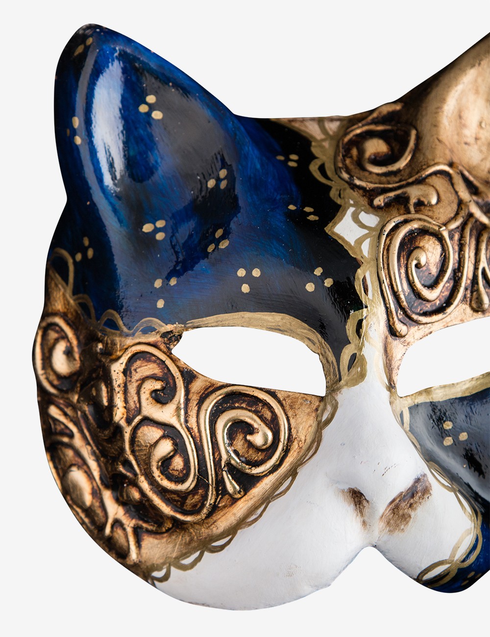Blue Felix | Venetian Baroque Mask For Sale | Animals | Original
