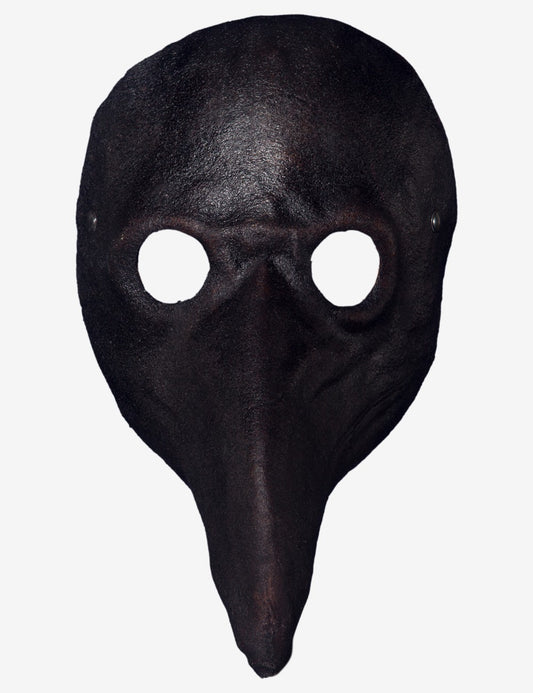 Medico della Peste Naso Corto Nero In Pelle