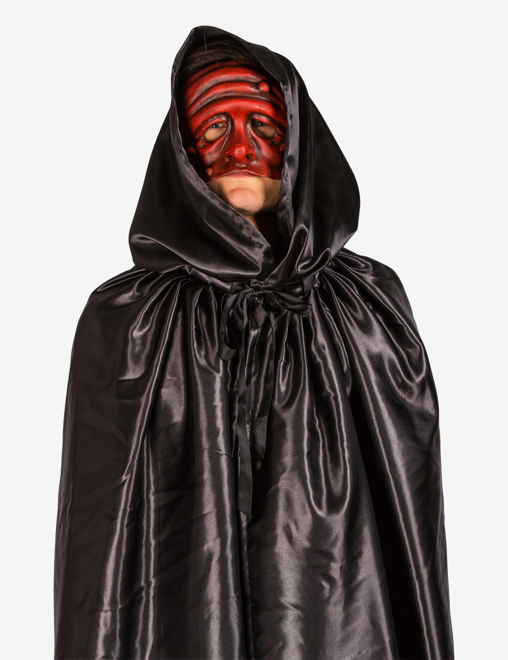 Mantello Lungo 180 Cm Mantello Strega Halloween - Gotico Medievale Unisex, Per Feste E Cosplay Mantello Con Cappuccio Mantello Uomo Nero Halloween - 3