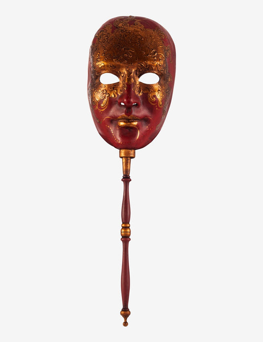 Volto Rosso e Oro con Bastone