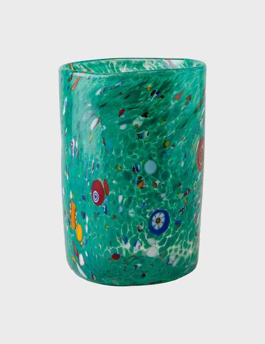 Venezianisches Aquamarin Glas