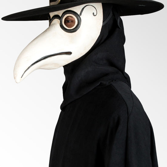 Alaiyaky Costume Médecin De La Peste 8 Pièces - Déguisement Halloween Avec Masque Bec, Gants Et Accessoires