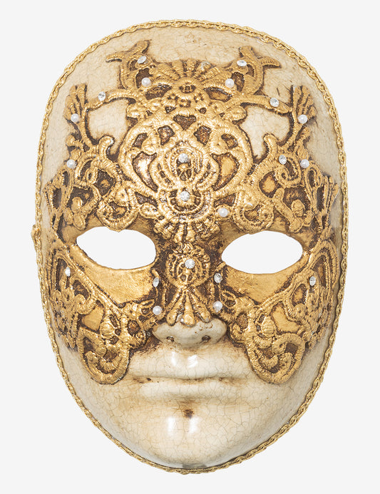 Masque en dentelle macramé