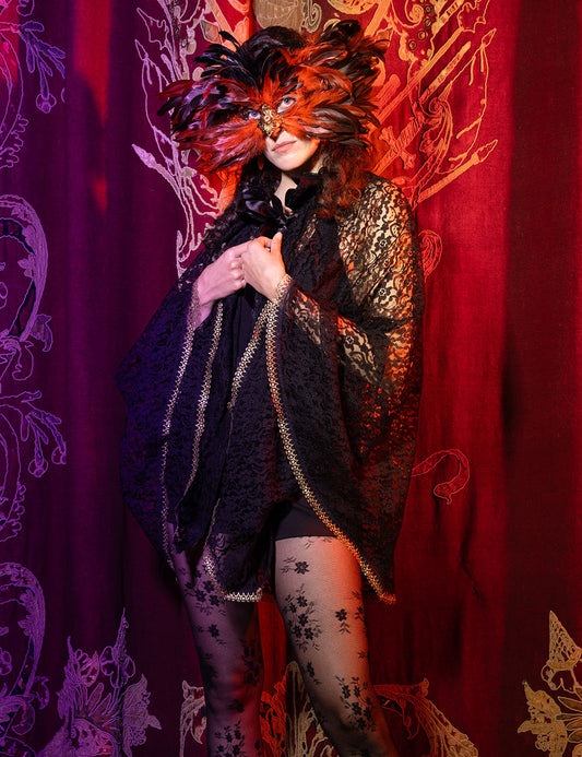 Cape With Lace