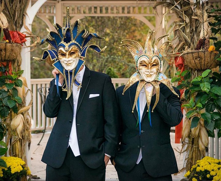 Masken für Hochzeiten, Zeremonien und Partys: der Führer zu Original Venice®
